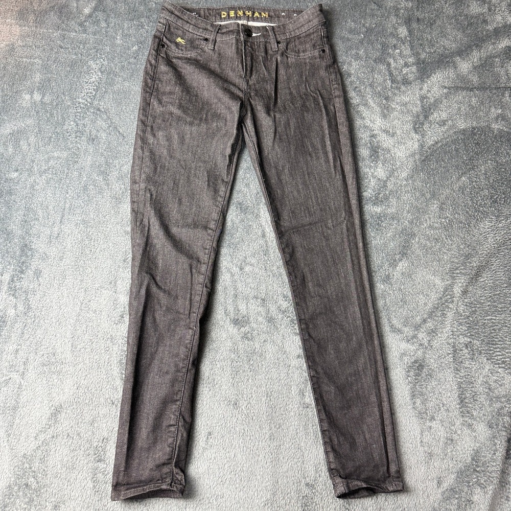 Denham Spray Super Tight Fit Gray Wash Denim Jeans‎ Womens Size 26